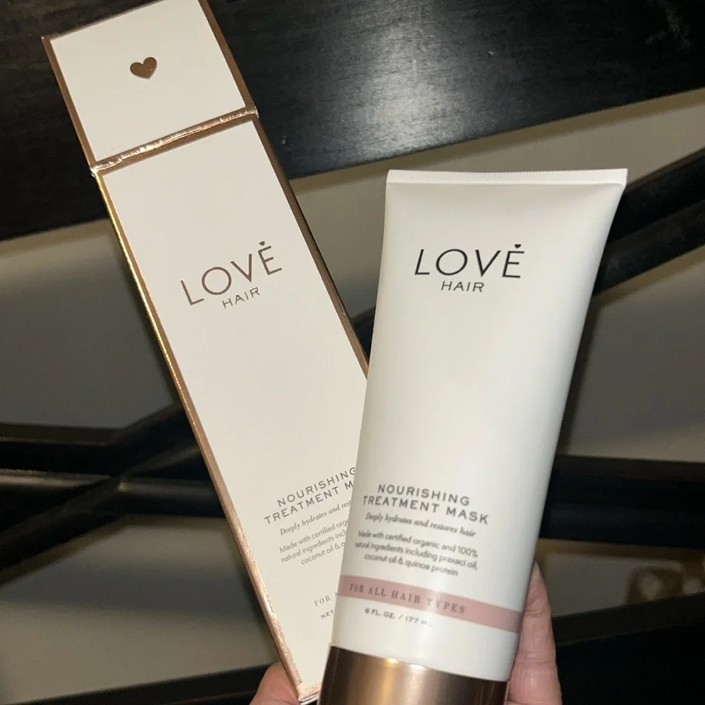 LOVE HAIR Nourishing Organic Treatment Mask 100% Natural Ingredients‎ NEW in BOX